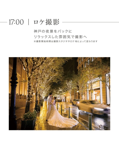 撮影日当日の流れのご紹介♪