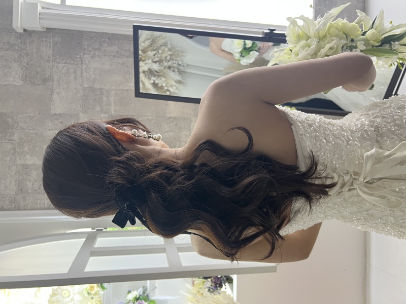 洋装ヘアアレンジ