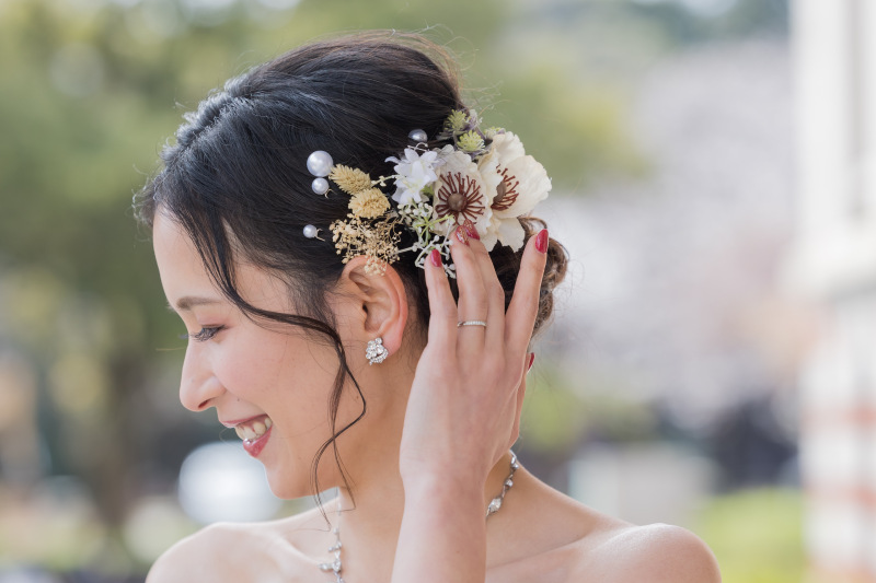 洋装ヘアアレンジ