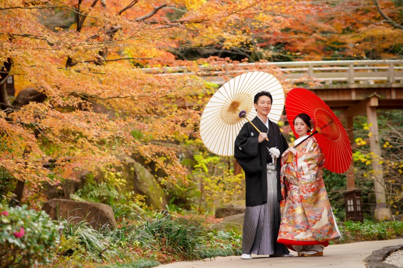 紅葉シーズンの徳川園