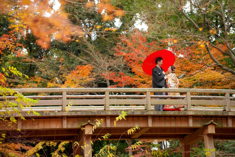 紅葉シーズンの徳川園