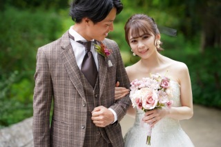 撮影やドレス雰囲気に合わせたブーケ