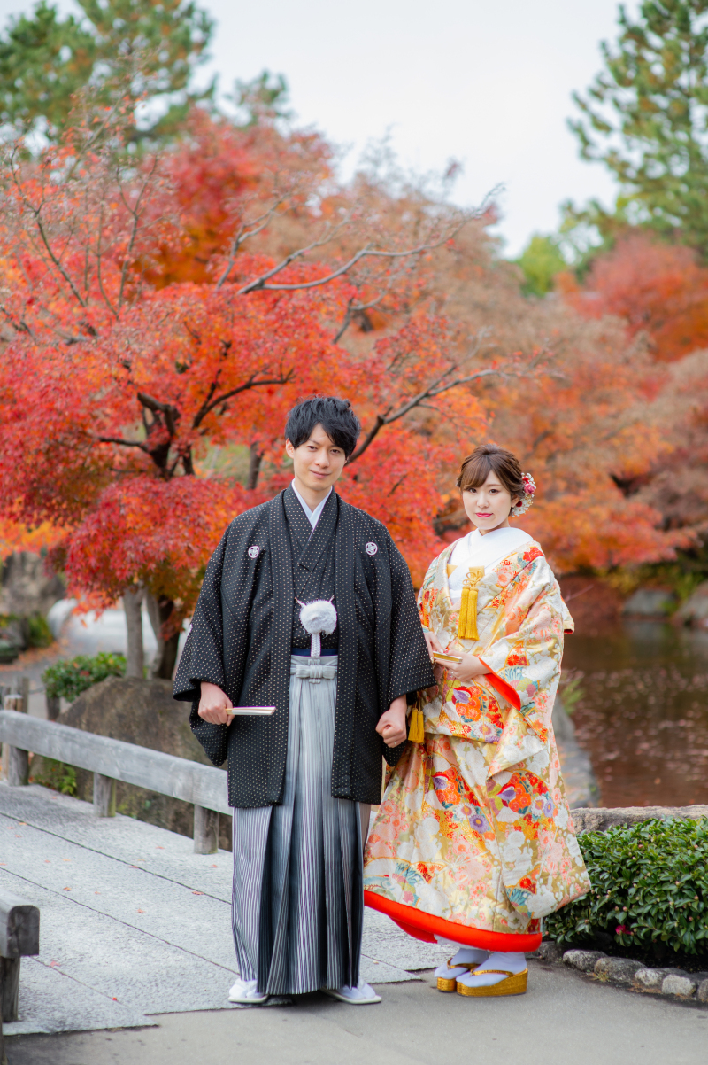 「紅葉シーズン」和装ロケ庭園撮影でのアドバイス