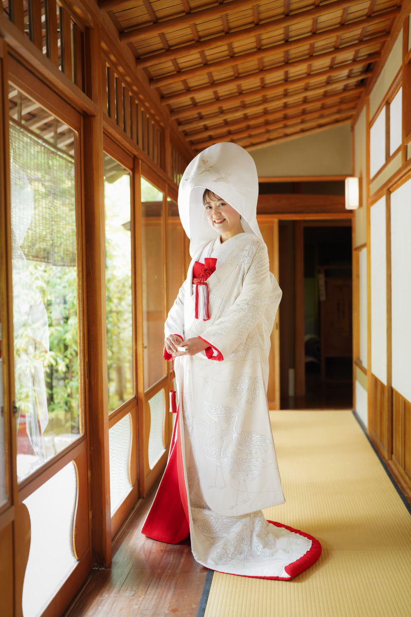綿帽子と角隠し