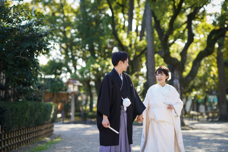 中村公園での紅葉ロケーションフォト