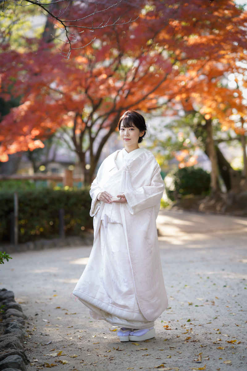中村公園での紅葉ロケーションフォト