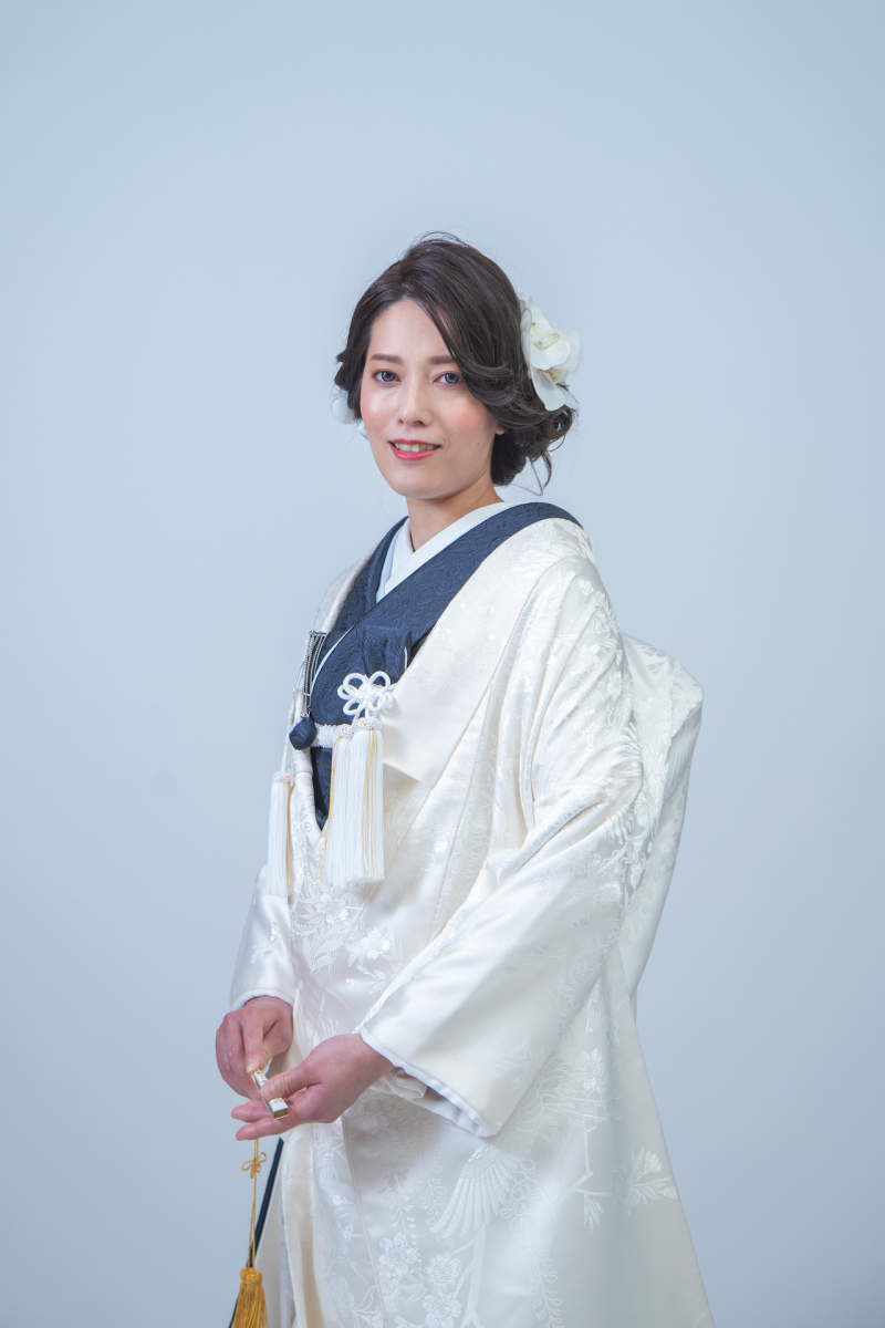 衣装の紹介　白無垢