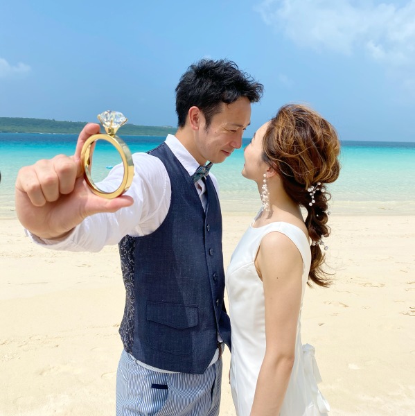降水確率もどこへやら~快晴での撮影になりました♡