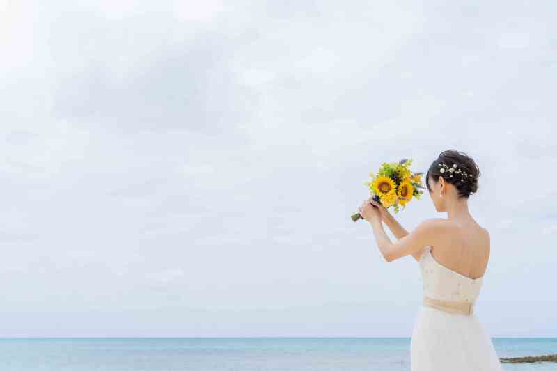  ウェディングブーケのご紹介！元気の象徴【ヒマワリ】