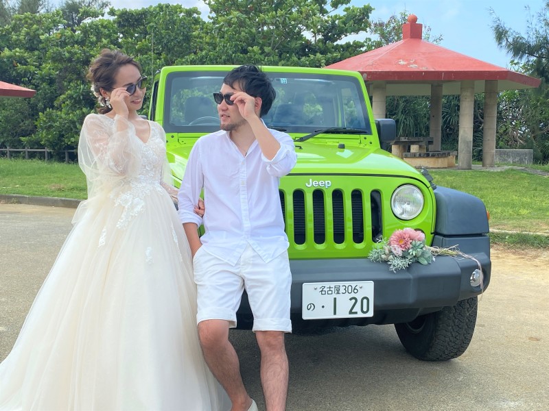 心地よい島風をオープンカーで(^^)