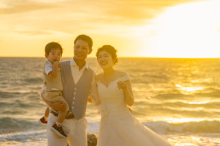 宮古島は、青い海はもちろんサンセット撮影も素敵すぎます！