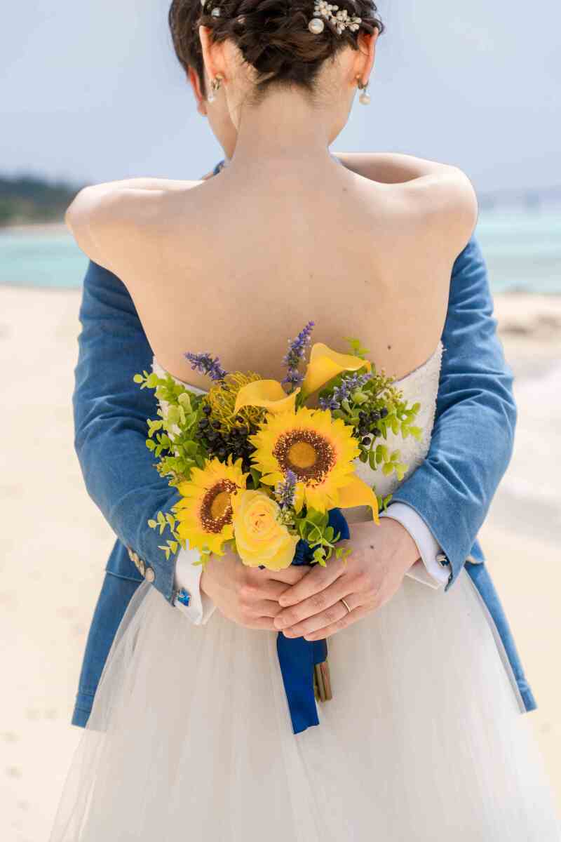  ウェディングブーケのご紹介！元気の象徴【ヒマワリ】