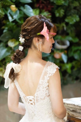 ヘアースタイルとアクセサリー