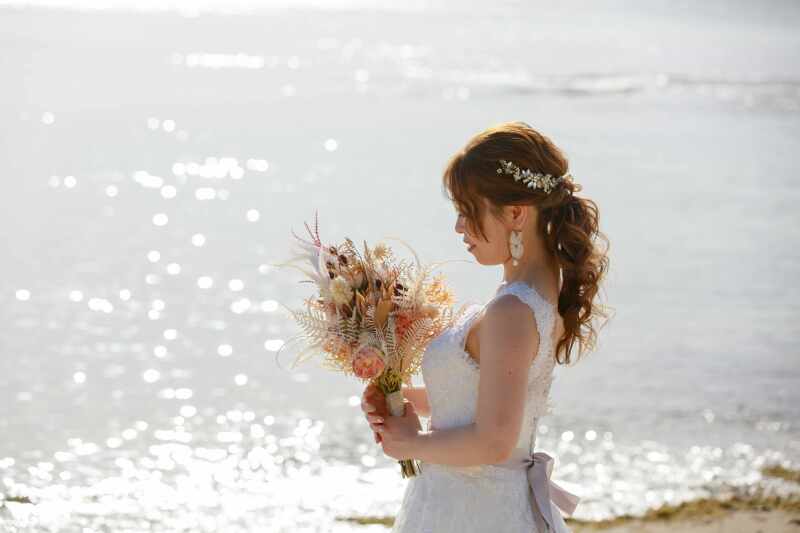【宮古のスタイリストがご紹介する】ヘアー＆ドレス、ステキなサンセット