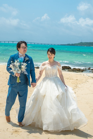 シエロ広報担当が教える♡宮古ブルーを取り入れたコーディネート：ブーケBQ022