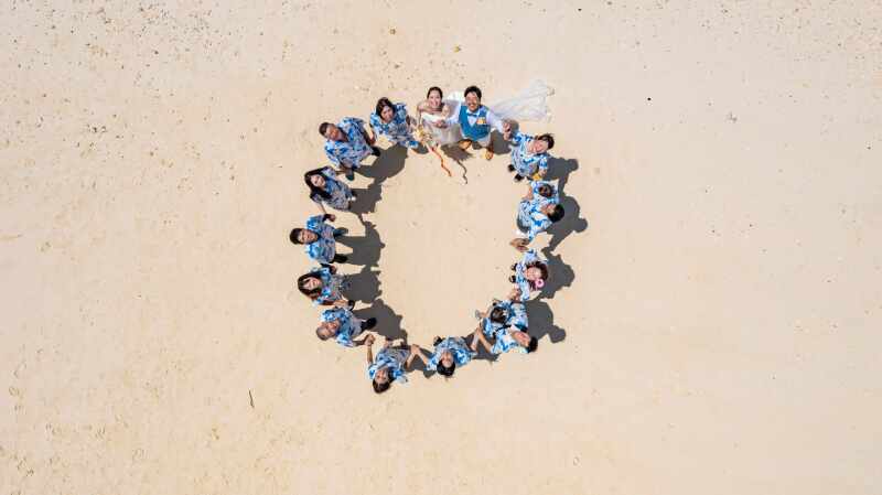 【宮古のスタイリストがご紹介する】ドレスとファミリーフォト