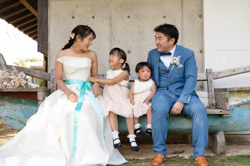 ヘアースタイル&ドレスのご紹介 ステキなファミリーフォト