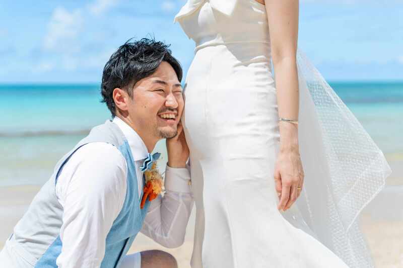 【宮古のスタイリストがご紹介する】ドレスとファミリーフォト