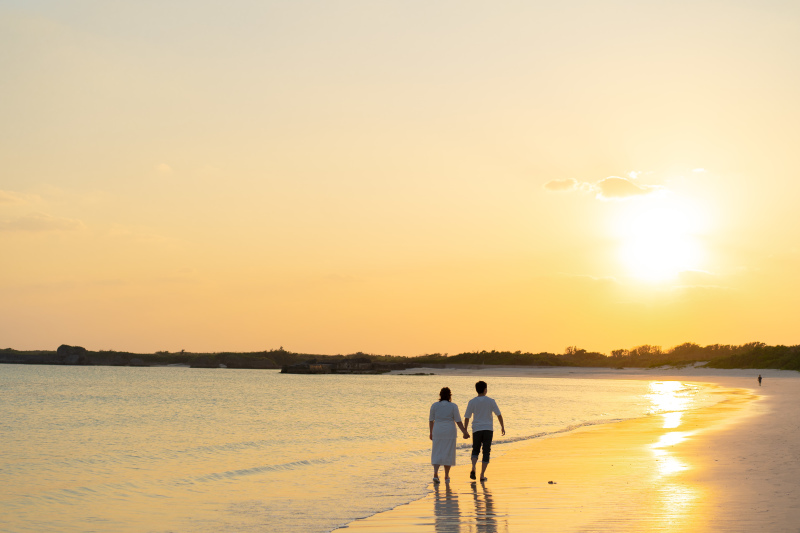 「きょうカンチとここで一緒に夕日みたこと、一生の宝物にするね」