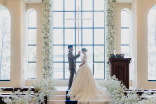 ベールアップの瞬間を