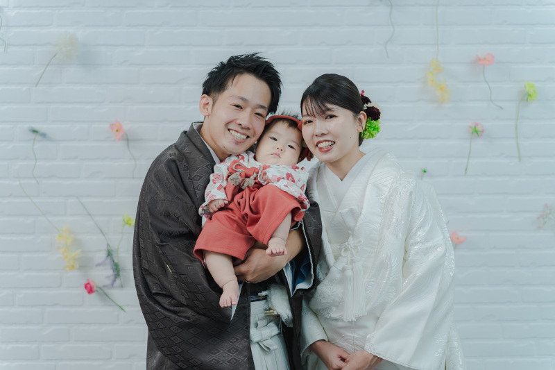 お子様との撮影も大歓迎です☺