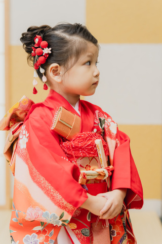 お子様と一緒に撮影