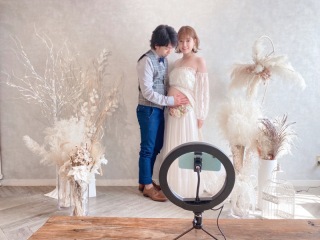 セルフマタニティフォト