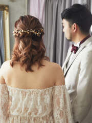 マタニティフォト ヘアセット