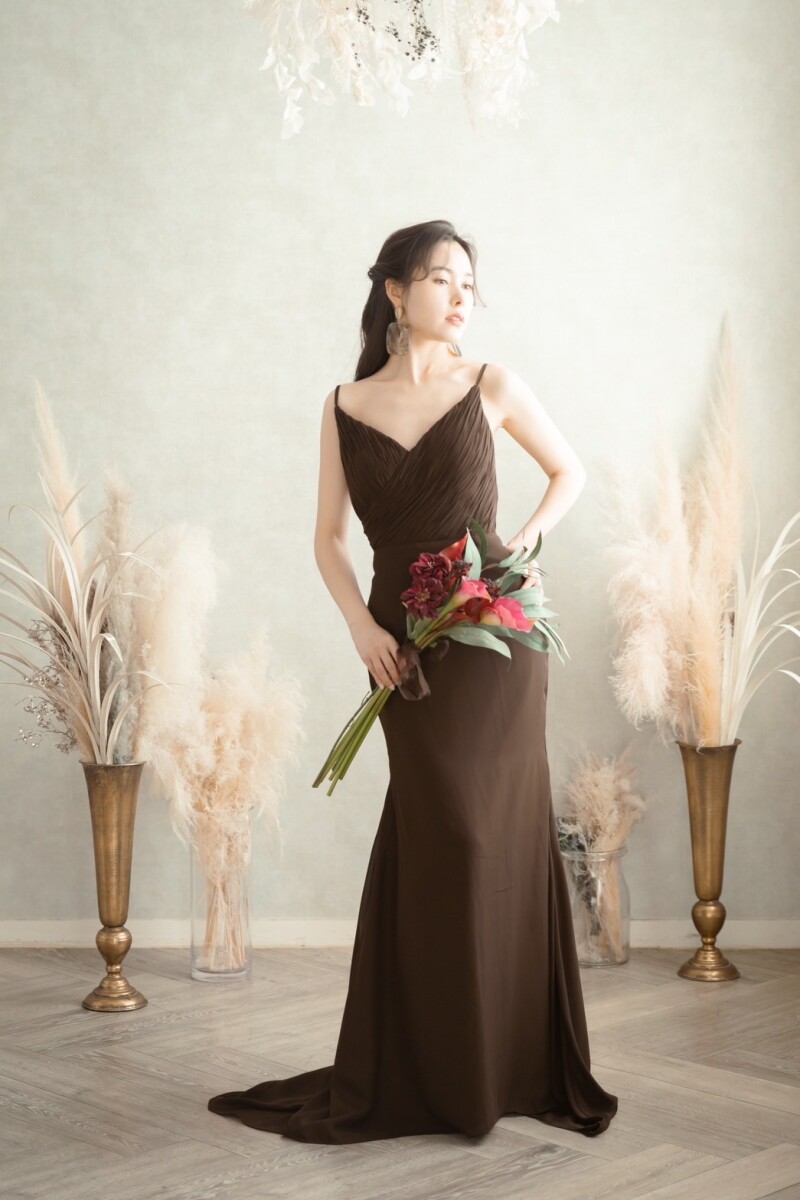 ブラウンドレス