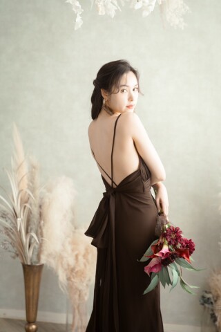 ブラウンドレス