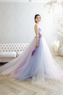 ラベンダーカラードレス