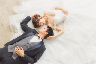 寝転びショット