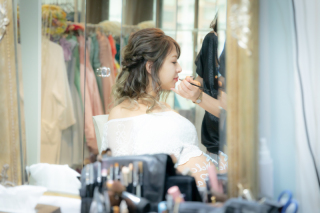 ⭐︎ヘアメイク中⭐︎