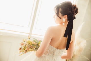 おしゃれ花嫁様ヘア