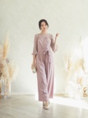 ビスチェ風パンツドレス