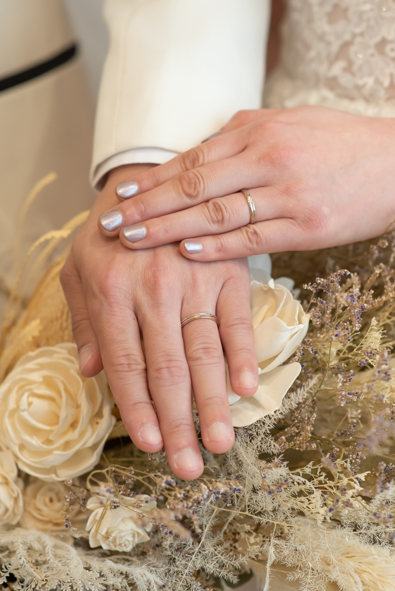 リング＆お手元ショット