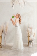 ティアードホワイトドレス