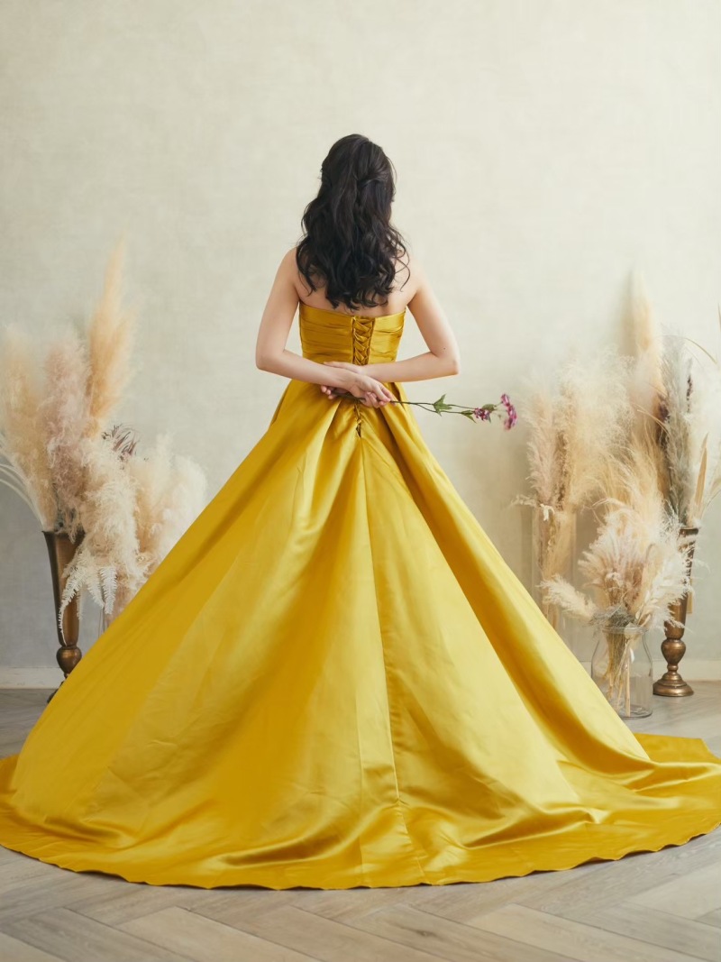 マスタードイエロードレス