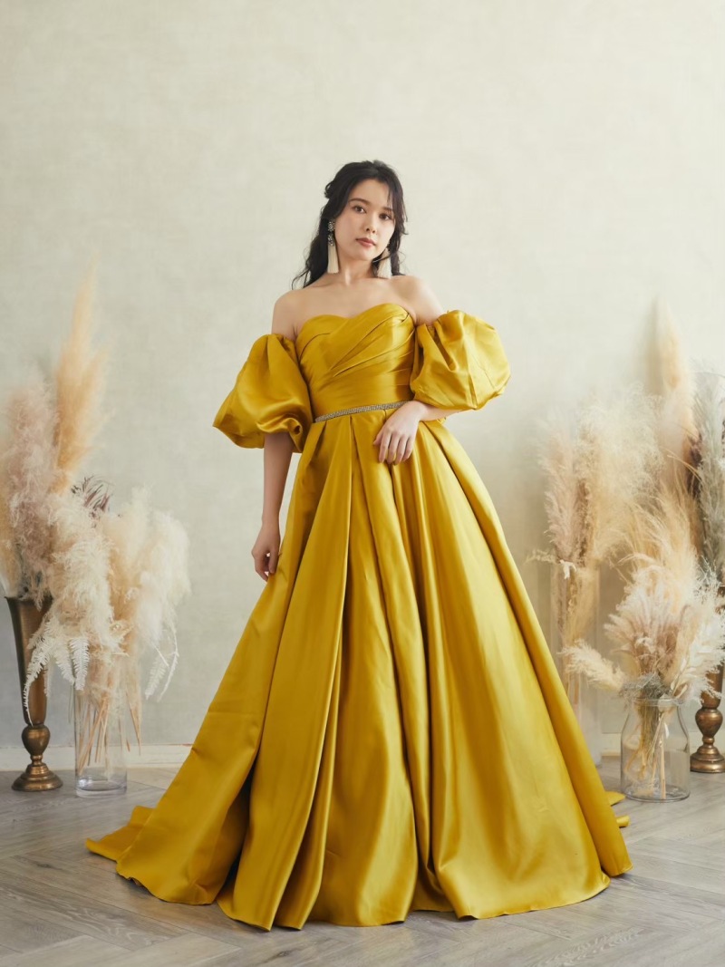 マスタードイエロードレス