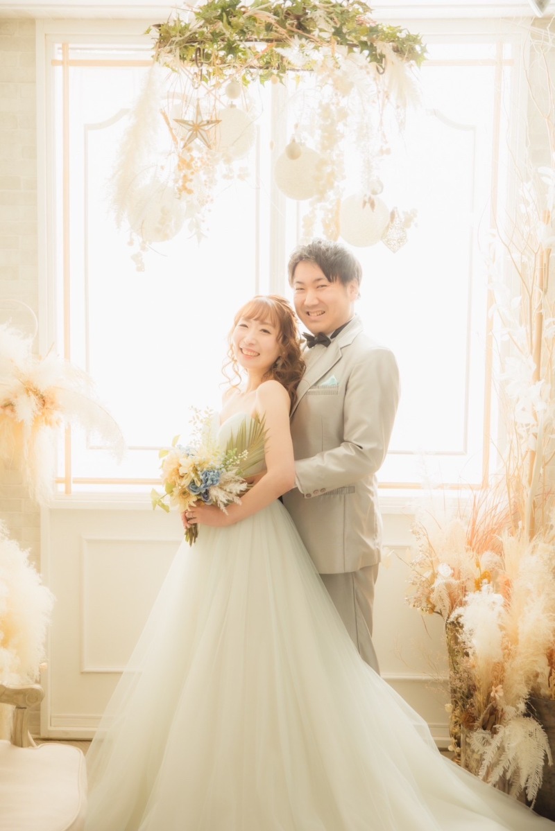 ペールブルードレス