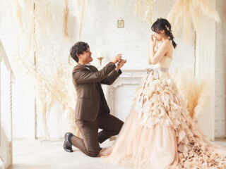 スタジオ撮影・ヴェラウォン ヌードヘイリーでウェディングフォト