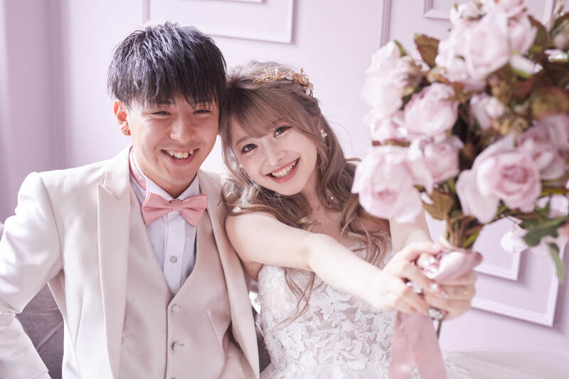 　 スタジオ撮影・マタニティ衣装＆ウェディングドレス2着付きフォト②