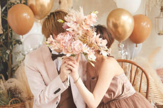 スタジオ撮影・バルーンウェディングフォト