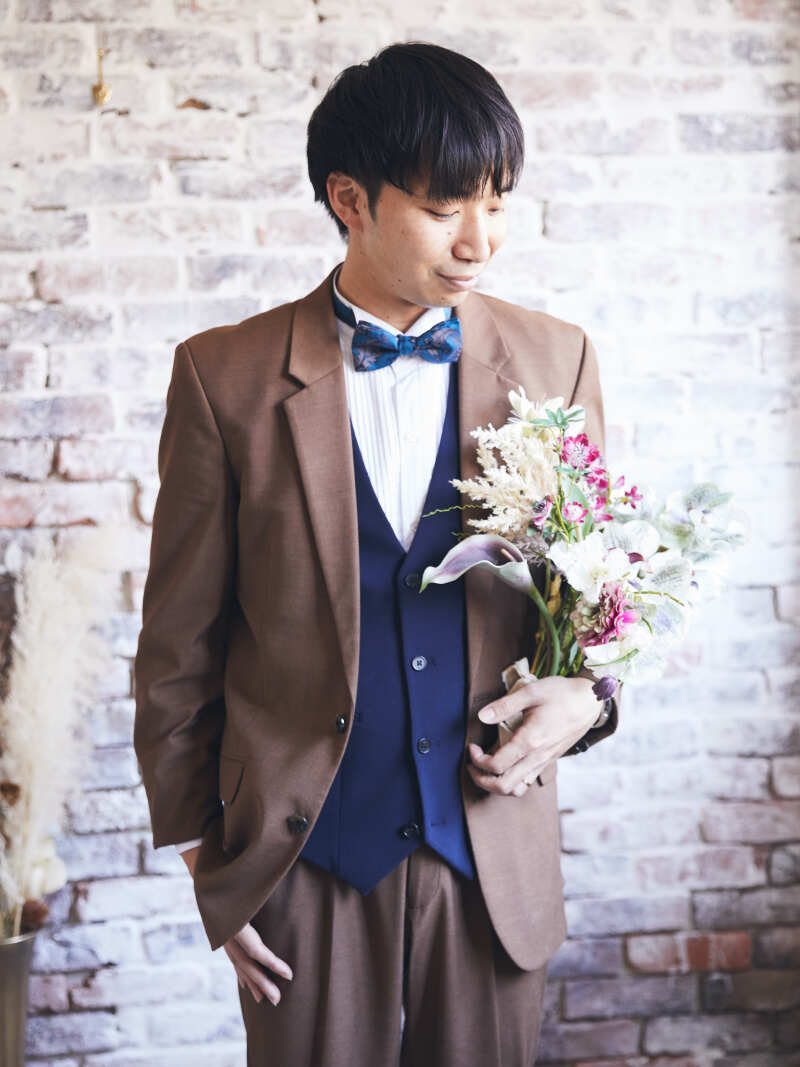 ご新郎様のソロショット