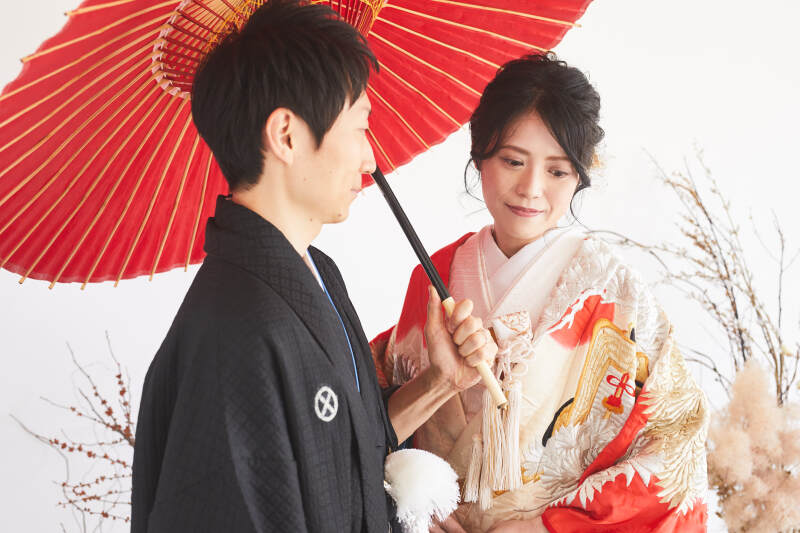 スタジオ撮影・和装＆洋装2着フォト①