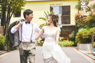 表参道近郊2箇所をまわるロケーションフォト