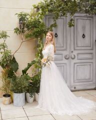 当店のスタジオ屋外撮影の背景