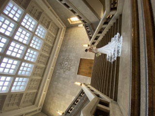 新作インポートマーメイドドレスでの国立博物館撮影プラン