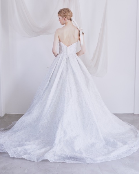 新入荷ドレス③モリリーLUCREZIA 8295シルバーグリッタードレスUS6