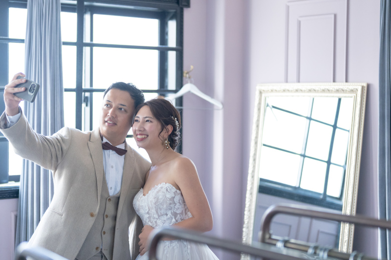 身支度ショット